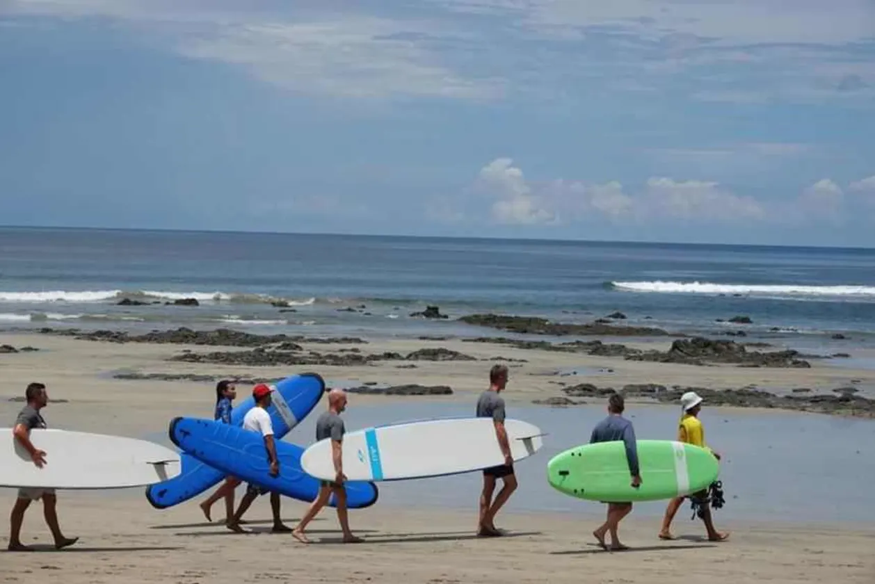 Surf lessons at Tamarindo Diria resort in Costa Rica